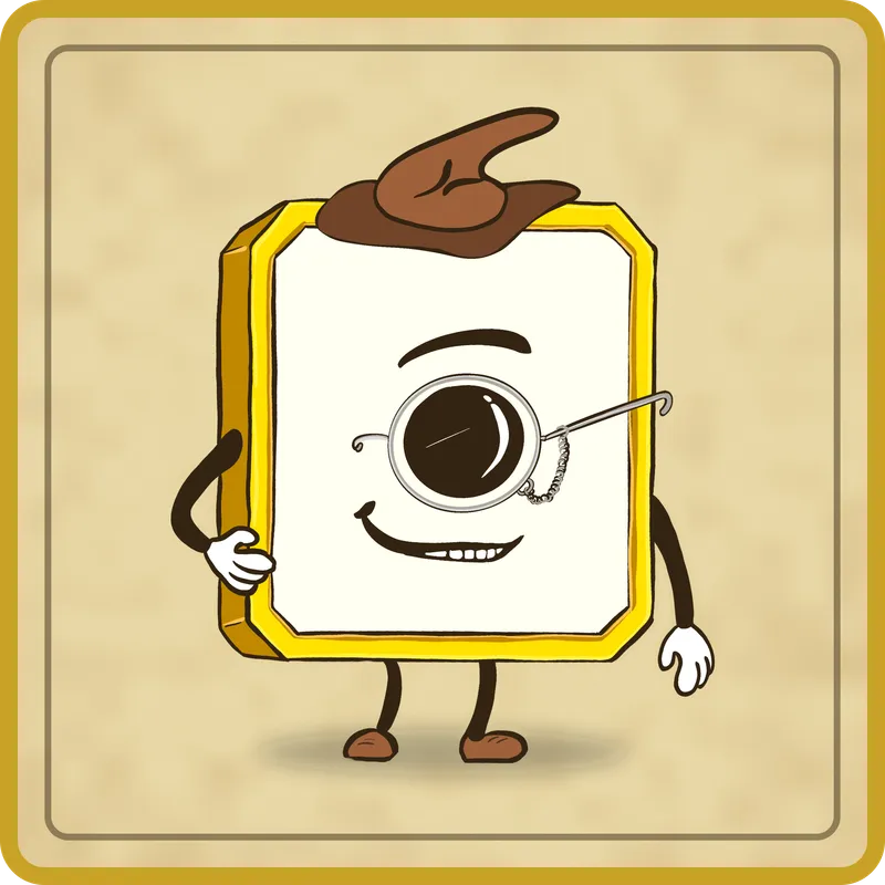 A cheerful golden die novice in a brown cap and monocle